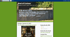 Desktop Screenshot of kindofcurious.com